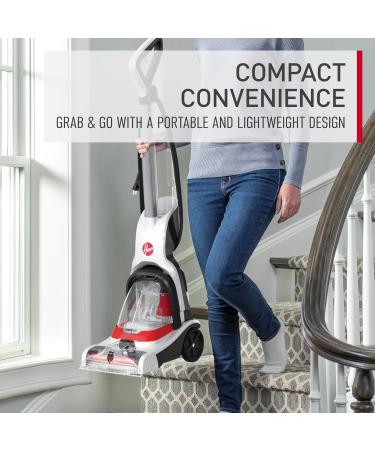 Hoover PowerDash Compact Carpet Cleaner FH50711CN PowerDash White & Red - Buy Online on GoSupps.com