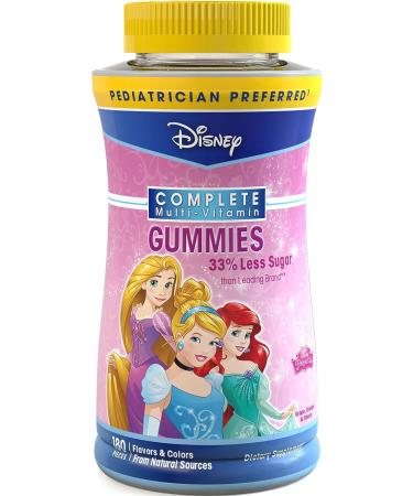 Disney Princess Complete Multi Vitamin Gummies - 180 Count