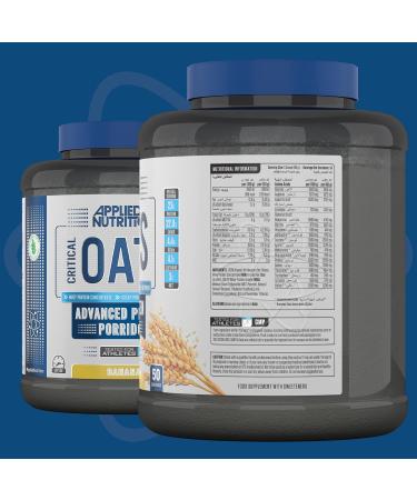  Applied Nutrition Applied Nutrition Critical Oats Banana 3 kg - 50 Servings - Buy Online on GoSupps.com