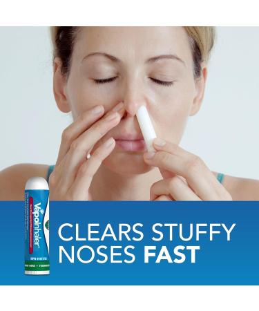 Vicks Vapoinhaler Nasal Decongestant with Soothing Vapors for Temporary Relief due to a Cold Menthol Scent 1 Pack 0.2 mL Pack of 1 - Buy Online on GoSupps.com