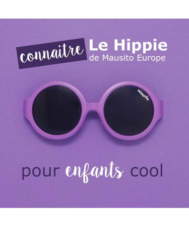 Kids Sunglasses 6-24 Months | Mausito Purple Toddler Sunglasses with Strap | Adjustable & UV Protection | Lightweight European Design - Buy Online on GoSupps.com