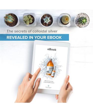 Premium Colloidal Silver Spray 40ppm 3.4 fl oz - Optimal Concentration Formula for Better Results | Laboratory Certified | Includes Free Spray Bottle & Ebook - Buy Online on GoSupps.com