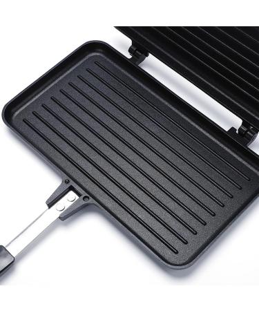 Durable Double-Sided Frying Pan Detachable Double-Sided Sandwich fry Pan Sandwich Baking Pan Double-Sided with Heat-Resistant Handles Non-Stick Double Sided Breakfast Sandwich Maker for Toast - Buy Online on GoSupps.com