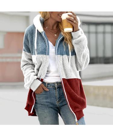 Shop Hanxiulin Women's Oversized Fleece Jacket - Cozy Plush Hoodie Long-Sleeved Breathable Winter Coat for Outdoor Comfort - Buy Online on GoSupps.com