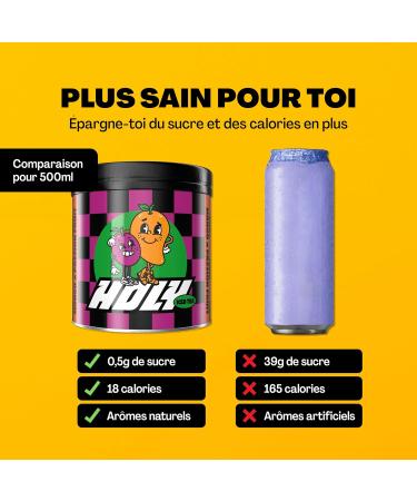 HOLY Iced Tea Lot de 10 bo tes de d gustation Mango x Fruit de la passion avec go t mangue x fruit de la passion | 10 portions d'antioxydants et de superaliments | Th glac sans sucre | Mango x Passionfruit - Buy Online on GoSupps.com