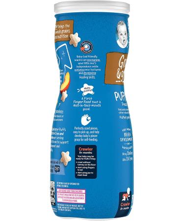 Gerber Puffs Peach Cereal Snack for 8+ Months - 1.48 oz | Baby's First Snack - Buy Online on GoSupps.com
