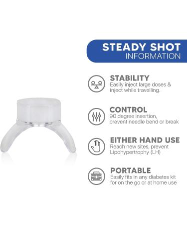 5MM Pen Needle Steady Shot | Insulin Injection Aid | Universal Tip Fit for BD Ultrafine, Novofine, Care Touch & More - Buy Online on GoSupps.com