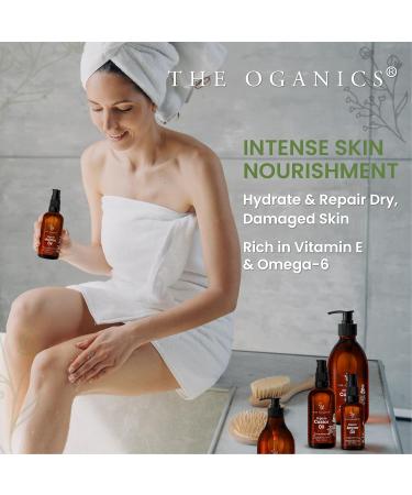 THE OGANICS Organic Jojoba Oil 100ml 100 Pure Natural & Cold Pressed Face Body Hair Beard Nails Vegan & Cruelty Free Jojoba Oil Glass Bottle + Pipette + Pump 100ml Jojoba Oil - Buy Online on GoSupps.com