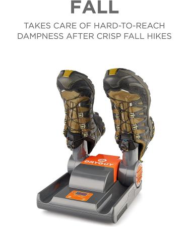 Unisex Force Dry Sport-Digital Shoe Dryer | Gray Orange | Universal Fit - Buy Online on GoSupps.com