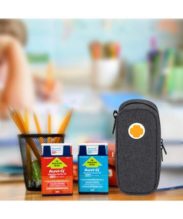 Curmio Black Cooling Bag for Adrenaline & Insulin | Travel Storage for AUVI-Q EpiPen & Pill Bottles - Buy Online on GoSupps.com