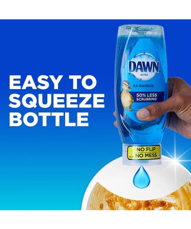Dawn EZ-Squeeze Dish Soap & Non-Scratch Sponges Combo | Original Scent | 3x22oz Bottles + 2 Sponges - Buy Online on GoSupps.com