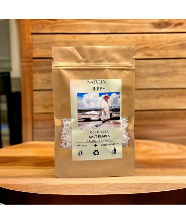 Organic Coarse Sea Salt 100% Organic Hand Harvested Sun Dried Organic Sea Salt NON-GMO Premium Quality (Certified Product) - Buy Online on GoSupps.com