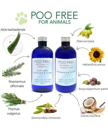 Premium 99% Natural Cat Shampoo with Aloe Vera | POO Free Sulfate & Paraben Free - 250ml for Itch Relief & Hydration - Buy Online on GoSupps.com