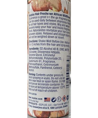 Isoplus African Wildflower Hair Freshener 1.2 oz - Buy Online on GoSupps.com