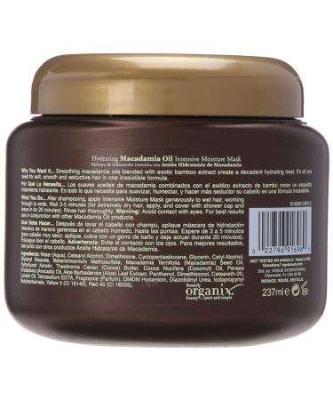 OGX Hydrating Macadamia Oil Intensive Moisture Mask 8oz - Buy Online on GoSupps.com