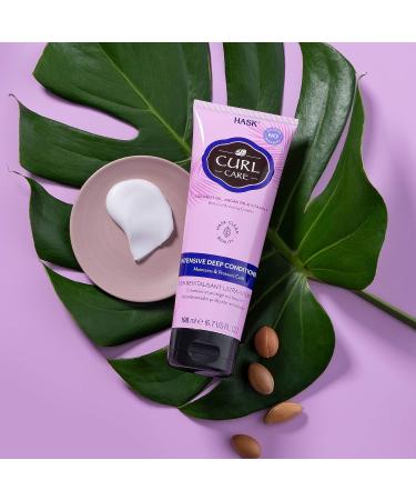 HASK Curl Care Intensive Deep Conditioner Treatments for Curly Hair - Vegan Formula | Cruelty-free, Color Safe, Gluten-free, Sulfate-free, Paraben-free | Pack of 2 - Buy Online on GoSupps.com