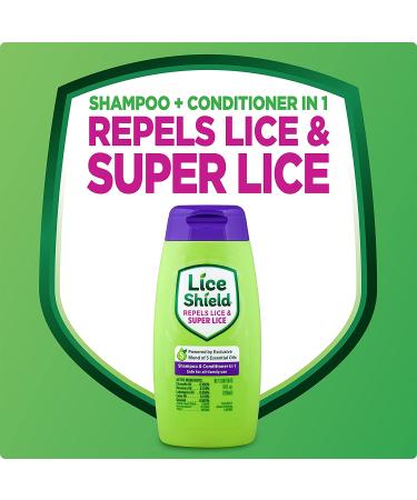Lice Shield 2-in-1 Shampoo & Conditioner 10 fl oz - Repels Lice & Super Lice - Buy Online on GoSupps.com