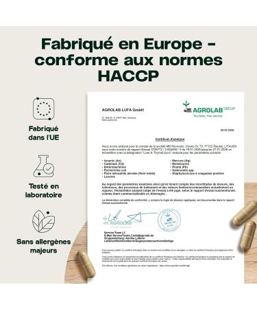 Liver & Thyroid Sync - Formule au TUDCA pour l quilibre du foie et de la thyro de 60 g lules - Buy Online on GoSupps.com