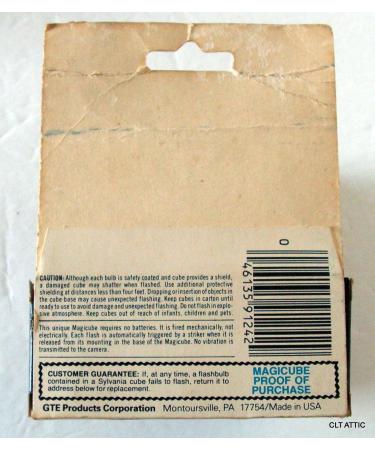 Sylvania Blue Dot Magicubes for X-Pattern Camera Mount Sockets - 3 Cubes / 12 Flashes - Buy Online on GoSupps.com