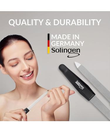 Buy Marqus Sapphire Nail Files Set - Premium 6-Pack from Solingen Professional Rough & Fine Sides 9-17.6 cm Made in Germany - Perfect Nail Care & Polishing - Buy Online on GoSupps.com