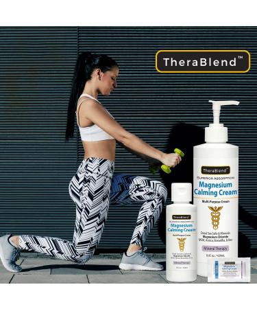 Calming Magnesium Cream 4 oz - Natural Relief for Stress and Muscle Tension - Buy Online on GoSupps.com