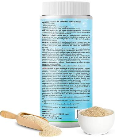 miNATURALS Organic Psyllium Husk Powder 420 g USDA Organic Certified Gluten Free Vegan Non-GMO Unflavoured - Buy Online on GoSupps.com
