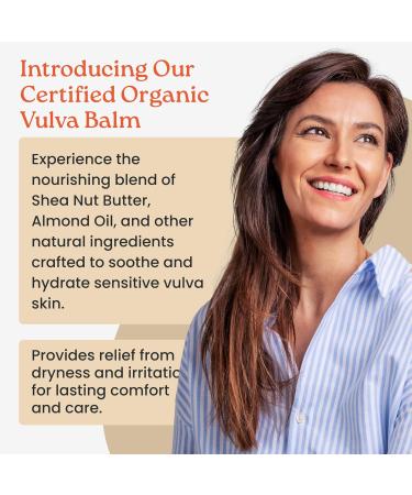 NewLife Naturals USDA Certified Organic Vulva Cream - Menopause Support & Intimate Feminine Care - 2 Oz | Made in USA - Buy Online on GoSupps.com