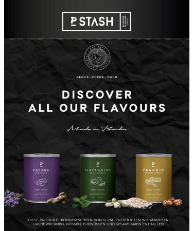 P-Stash Black Box Chocolate Dream Nuss Mix - Handroasted Nuts Covered with Chocolate | Pecans Hazelnuts & Almonds | Perfect Gift Idea - International Shipping Available - Buy Online on GoSupps.com