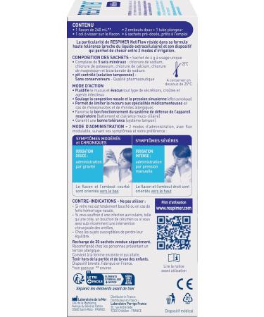 RESPIMER NetiFlow Sinus & Nasal Irrigation Kit for Effective Relief | International Shipping Available - Buy Online on GoSupps.com