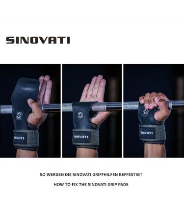 Sinovati Strength Training Lifting Straps | CrossFit Grips & 7mm Wrist Pad | Ultimate Fitness Aid for Bodybuilding & Sports - Buy Online on GoSupps.com