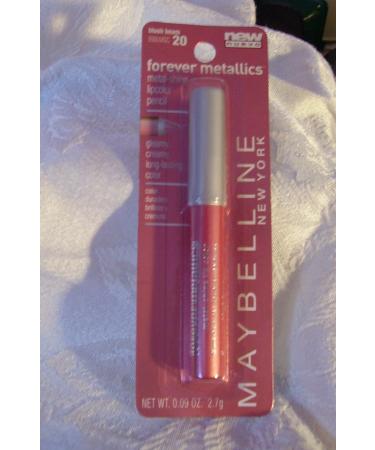 Maybelline Forever Metallics Metal-shine Lipcolor Pencil  Blush Beam 20.