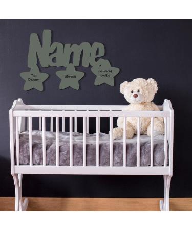 Schlummerlicht24 LED Wall Lamp - Personalized Baptism Star Gifts | Perfect for Birthdays Communions & Baby Showers - Buy Online on GoSupps.com