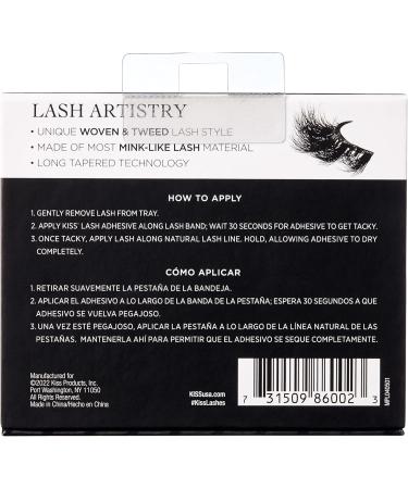 Kiss Lash Couture Masterpiece One-Of-A-Kind Luxe Lash- Cruise (Hand Woven Faux Mink Lash) - Buy Online on GoSupps.com