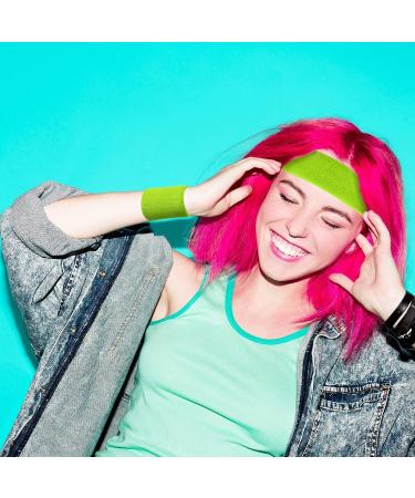 6-Part Neon Welding Ligaments Set | Breathable Sports Bands for Gym Basketball Tennis & Yoga | Cosplay Halloween Costume Accessories - Neon Green - Buy Online on GoSupps.com