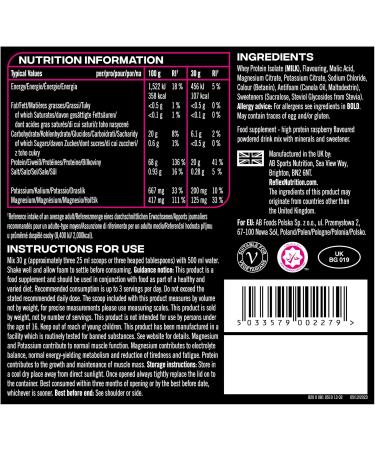  Reflex Nutrition Reflex Nutrition Clear Whey Protein Isolate Powder 20g of protein low sugar low fat Muscle growth and hydration Light and - Buy Online on GoSupps.com