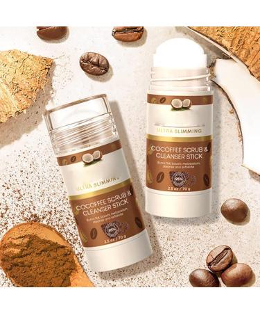 2 in 1 Coconut Coffee Cleansing Stick - Cellulite Cleansing Stick - Say Goodbye to Dimpled Skin - Buy Online on GoSupps.com