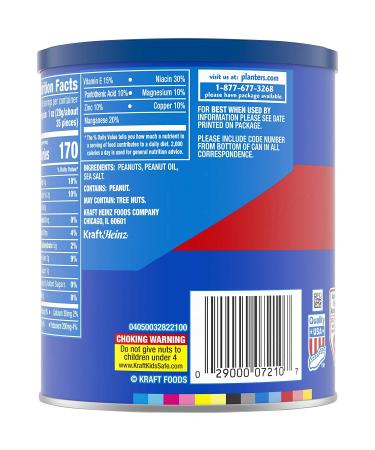 Planters Cocktail Peanuts - 6 Pack of 16 oz Canisters - Buy Online on GoSupps.com