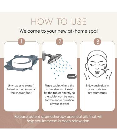 Emily & Lilith Eucalyptus and Mint Shower Steamers (15 Pack) - Aromatherapy Essential Oils for Relaxation - Self Care Shower Bombs for Women and Men - Buy Online on GoSupps.com