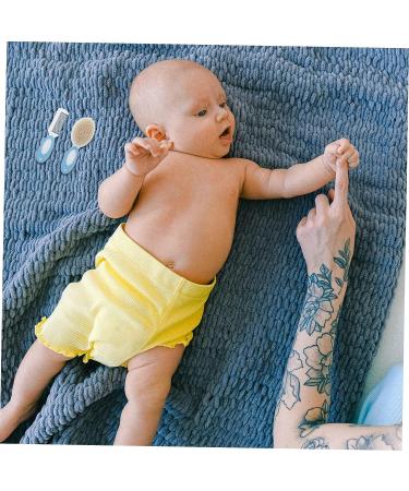 Healeved 3pcs Wool Brush Household Tool Set - Baby Hair Brush, Infant Nail Clippers, Baby Shower Brush | Baby Care Kit for Infants & Newborns - Buy Online on GoSupps.com