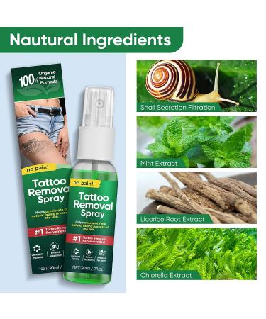 Tattoo Fade Removal Spray - Accelerate Natural Fading at Home | Painless Tattoo Remover - Buy Online on GoSupps.com