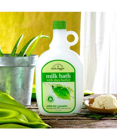 Village Naturals Bath Shoppe Milk Bath White Tea and Jasmine 28 Fl Oz - Pack of 2 - Buy Online on GoSupps.com
