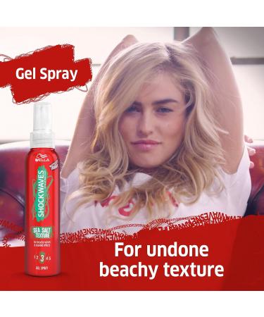 Wella Shockwaves Duo Sea Salt Texture Gel Spray X Wella Shockwaves Duo Candy Shine Texture & Shine Gel Spray - Buy Online on GoSupps.com
