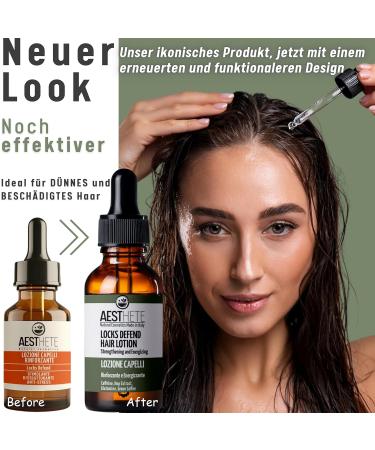 Aesthete - Hair Loss Lotion for Men and Women - 98% Natural with Glutamine Hops + Caffeine - Stimulating Treatment for Brittle and Damaged Hair - 100ml  - Buy Online on GoSupps.com