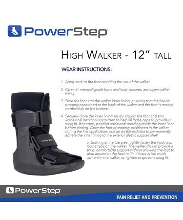 PowerStep Low Walker 12" - Post-Operative Foot & Ankle Support | Medium | International Shipping Available - Buy Online on GoSupps.com