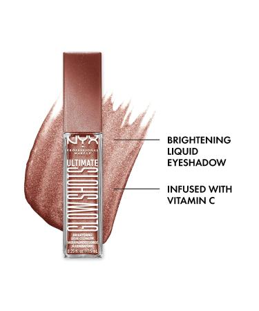 NYX Ultimate Glow Shots Liquid Eyeshadow - Mango Moment | Long-Lasting Shimmer with Vitamin C - Buy Online on GoSupps.com