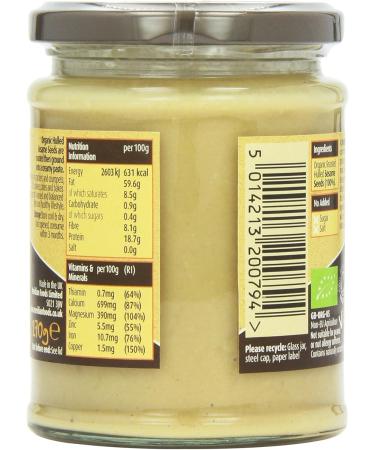 Meridian Organic Light Tahini 6 x 270g - Premium Quality Sesame Seed Paste - Buy Online on GoSupps.com
