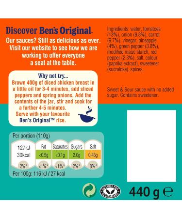 Abra Ben's Original Sweet & Sour Sauce - Sugar-Free Option | Shop Now - Buy Online on GoSupps.com
