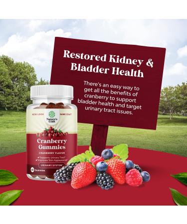 Extra Strength Cranberry Gummies 1000mg - Urinary Tract & Kidney Support for Women and Men - Vegan & Gluten Free - Buy Online on GoSupps.com
