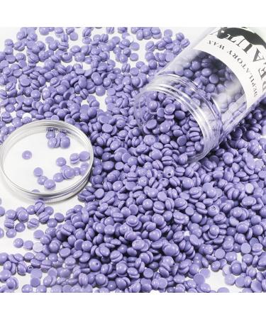 Natural Vegetable Wax Pearls - Professional Stepless Hair Removal Wax for Face Body Legs & Armpits 400g Lavender | Shop Now - Buy Online on GoSupps.com