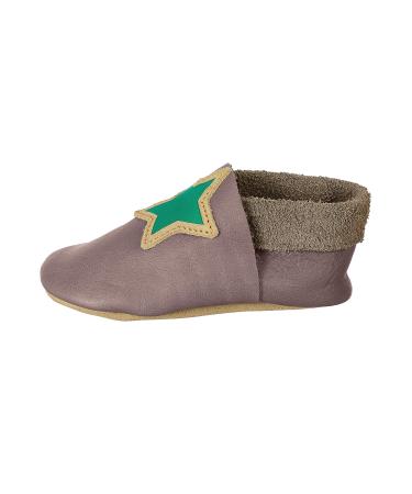 Sterntaler Boy's Baby Booties Boots 4.5/5.5 UK Child Grey Eisengrau 5201906